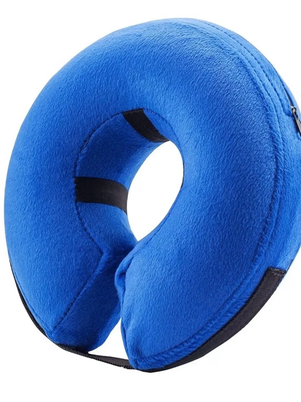 Inflatable Blue Dog Cat Soft Cone Collar Neck Recovery Donut Medium M+ NEW
